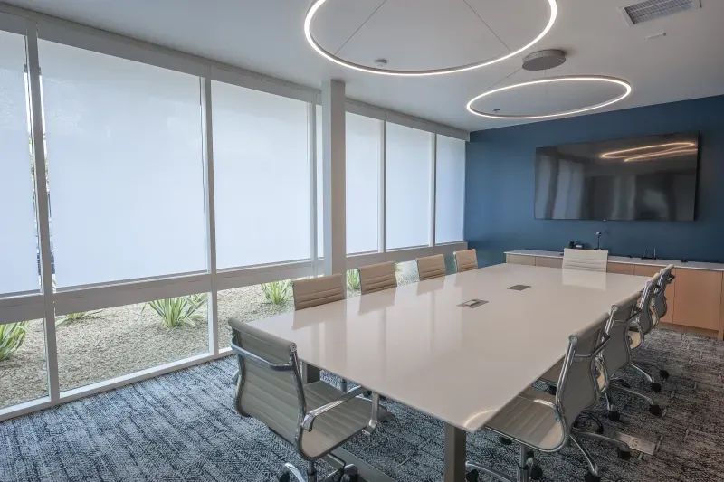 Custom roller shades installation in Southern California - Commercial – Office Roller Shades